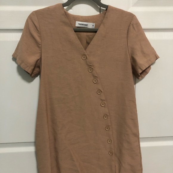 EDITOR'S MARKET Slash-Button Dress - Picture 3 of 5